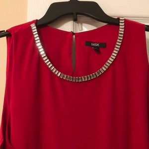 Red MSK top